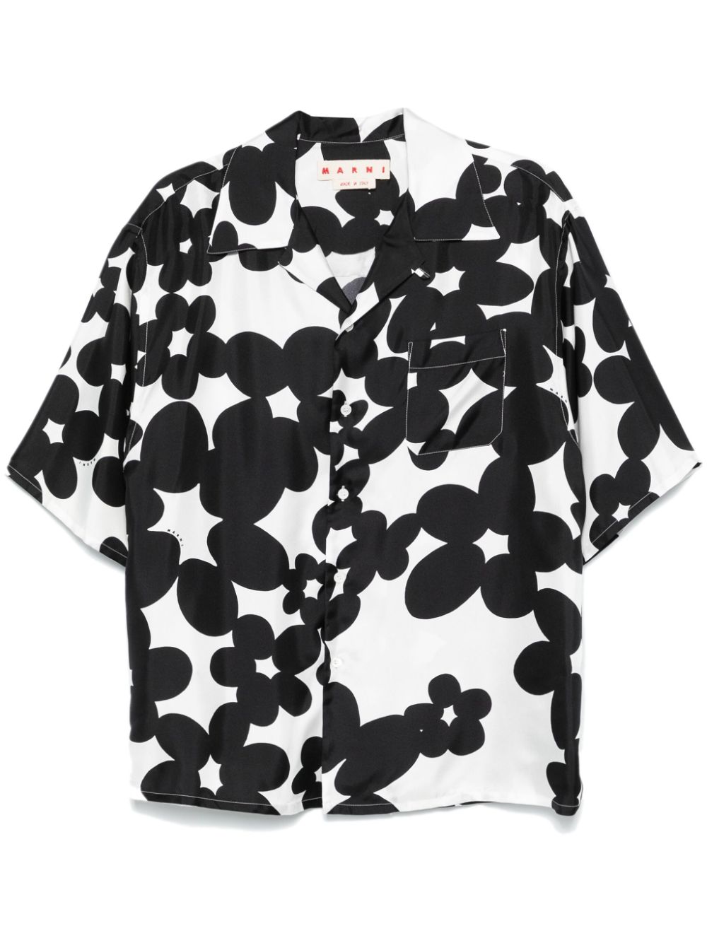 Marni floral-print shirt - Black von Marni