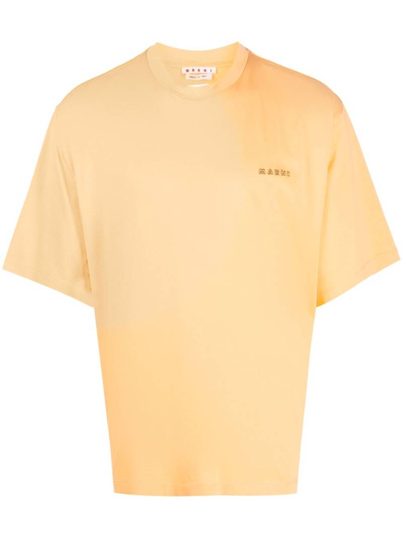 Marni graphic-print cotton T-shirt - Orange von Marni