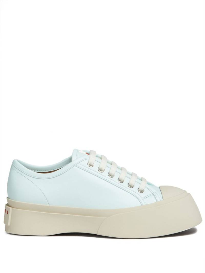 Marni Pablo leather flatform sneakers - Blue von Marni