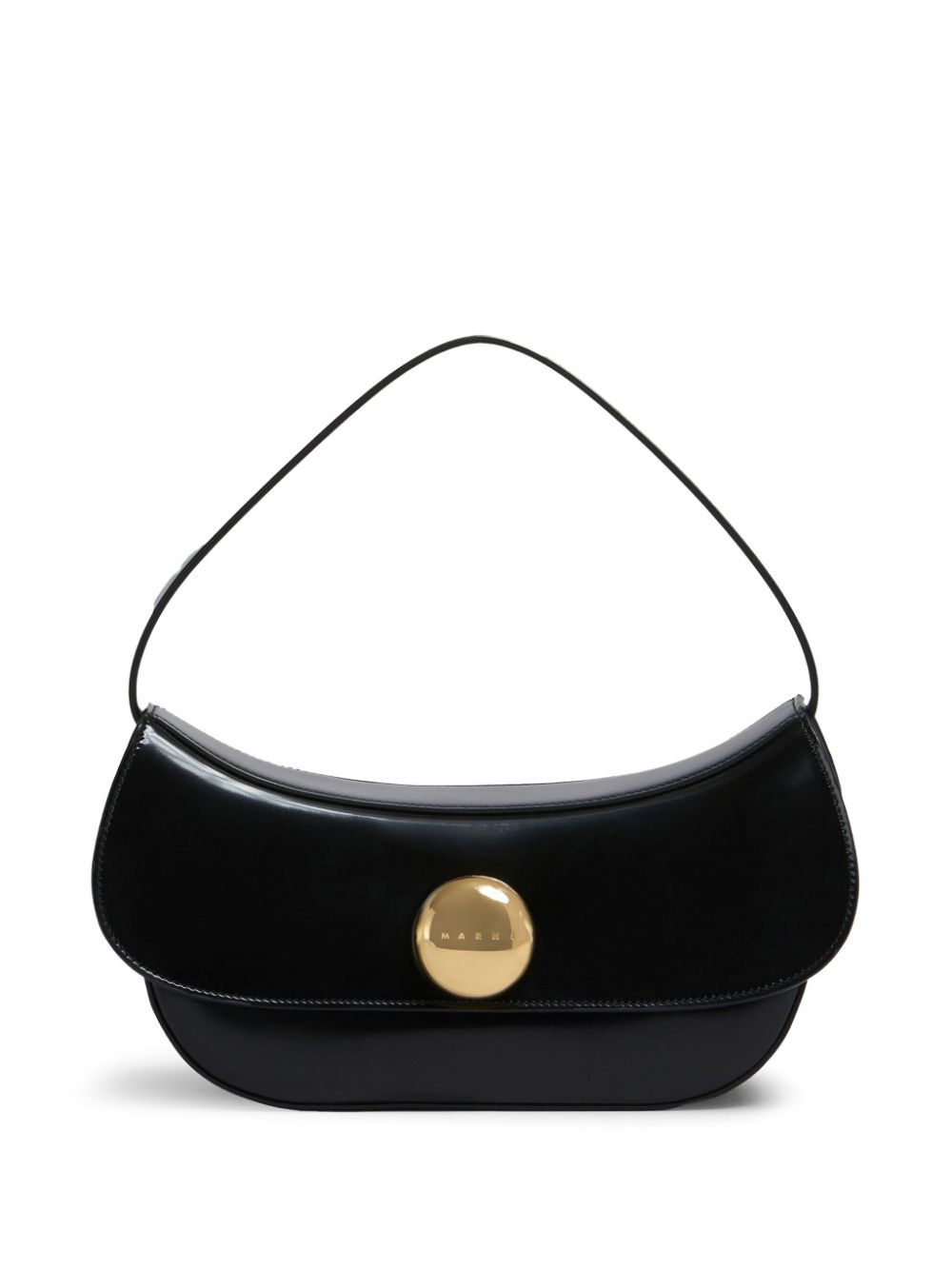 Marni leather shoulder bag - Black von Marni