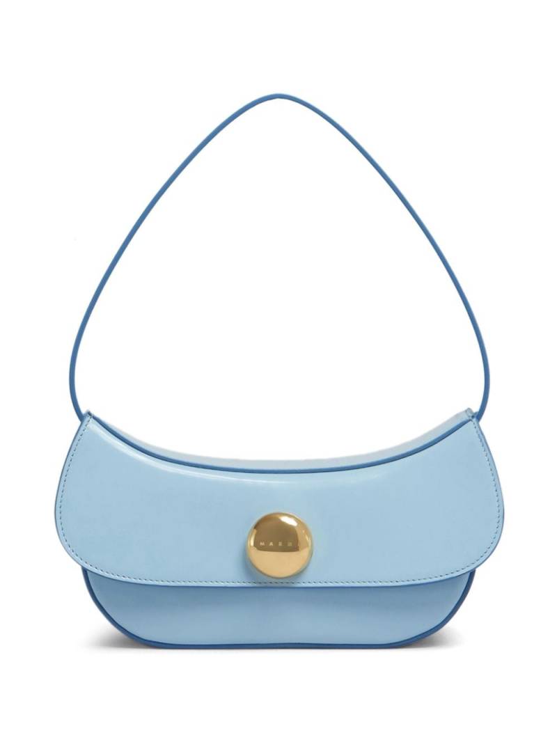 Marni leather shoulder bag - Blue von Marni