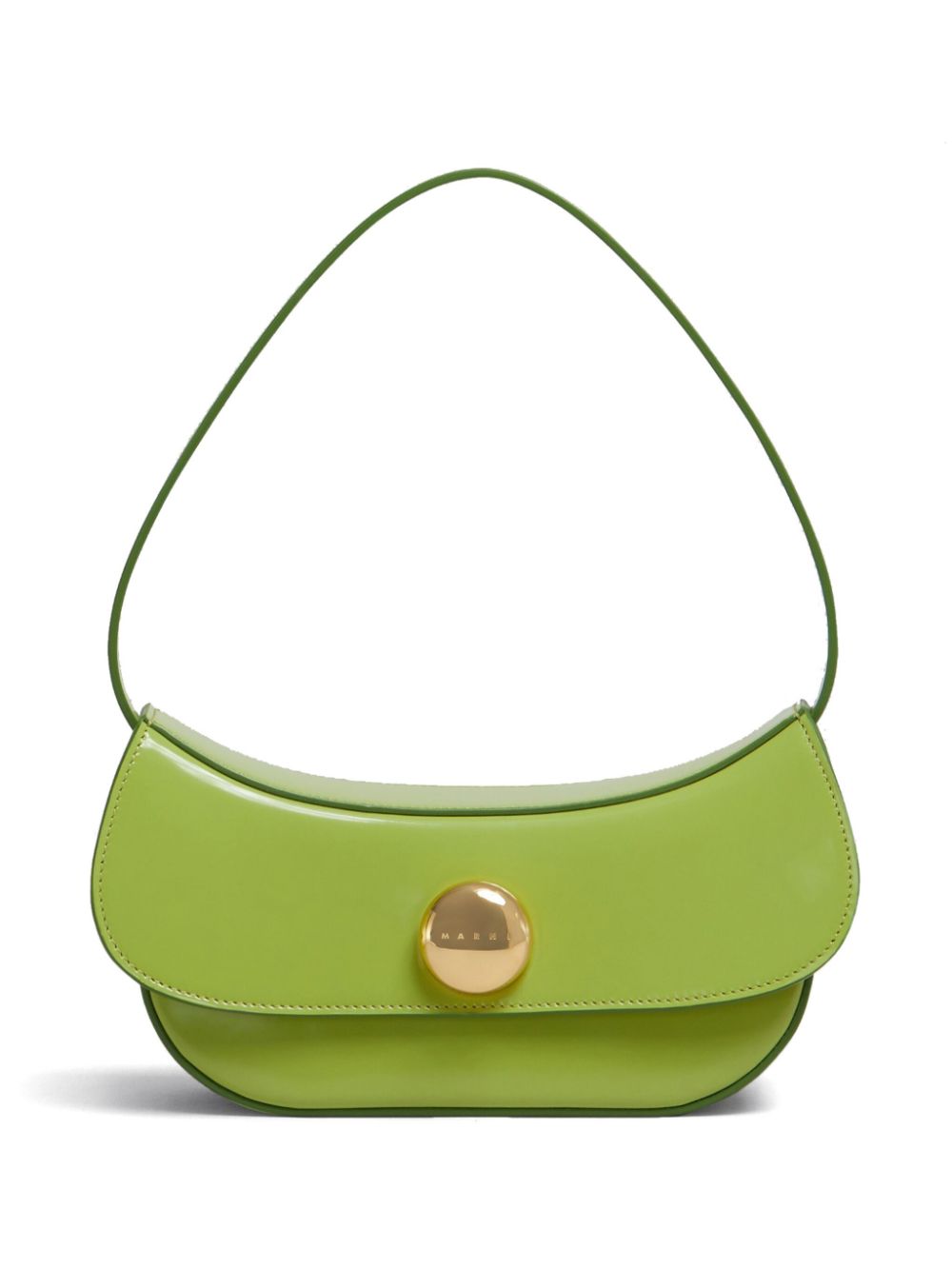 Marni leather shoulder bag - Green von Marni