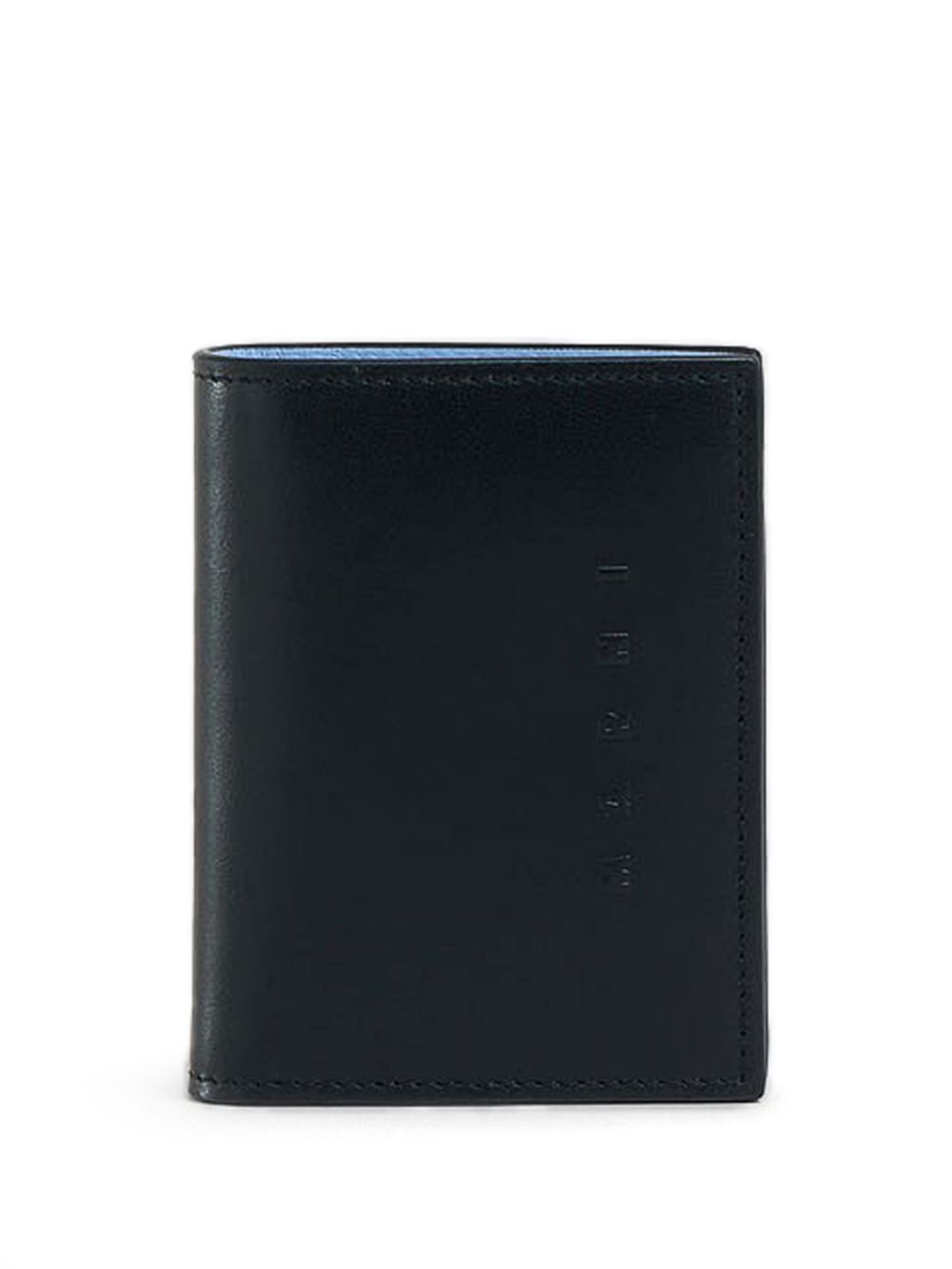 Marni logo-embossed leather wallet - Black von Marni