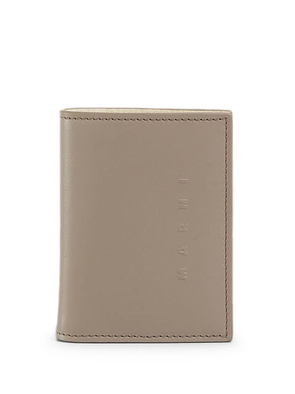 Marni logo-embossed leather wallet - Neutrals von Marni