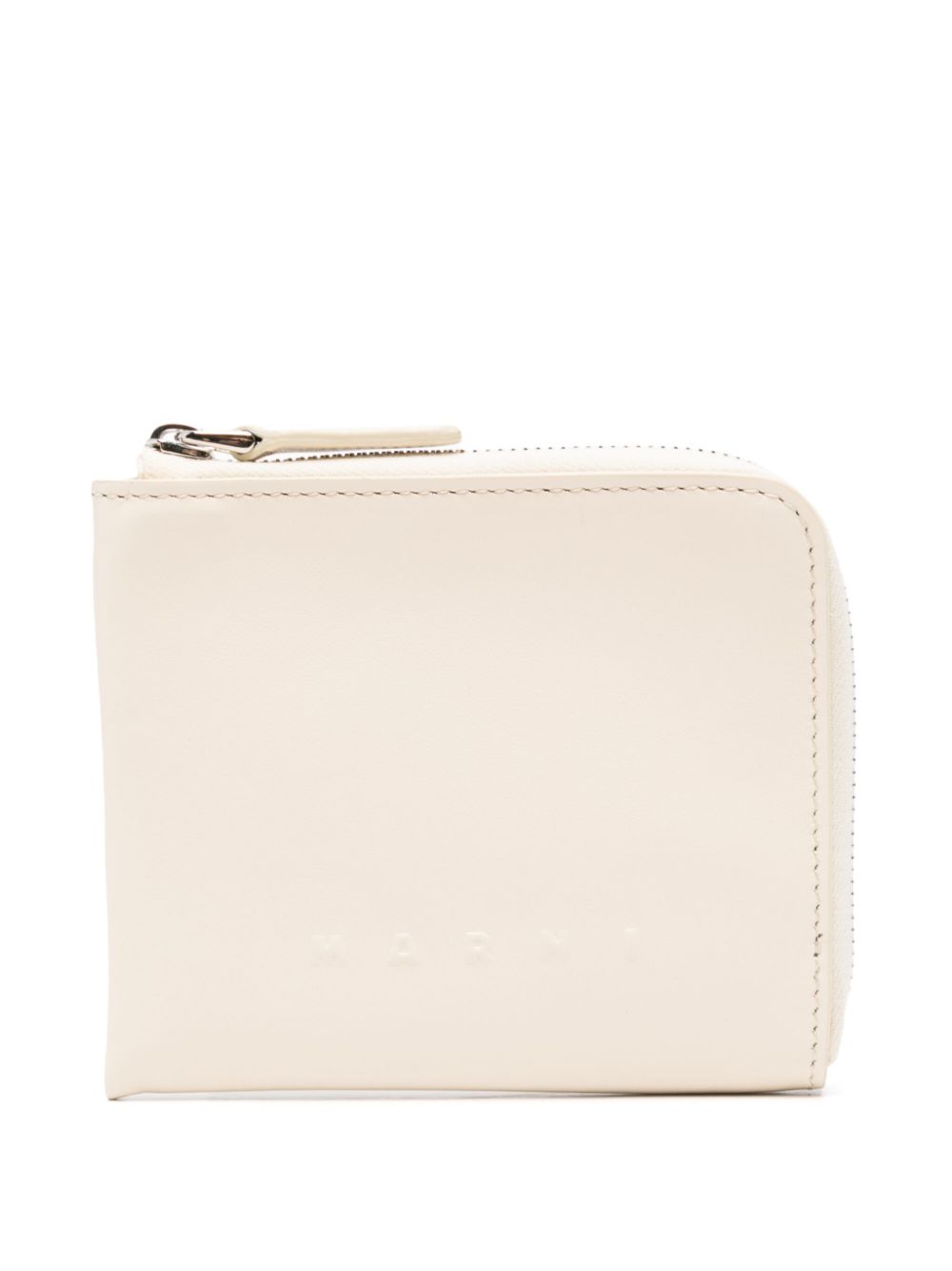 Marni logo-embossed wallet - Neutrals von Marni