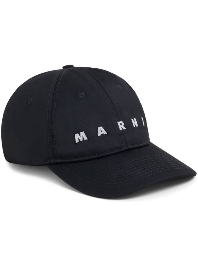 Marni logo-embroidered baseball cap - Black von Marni