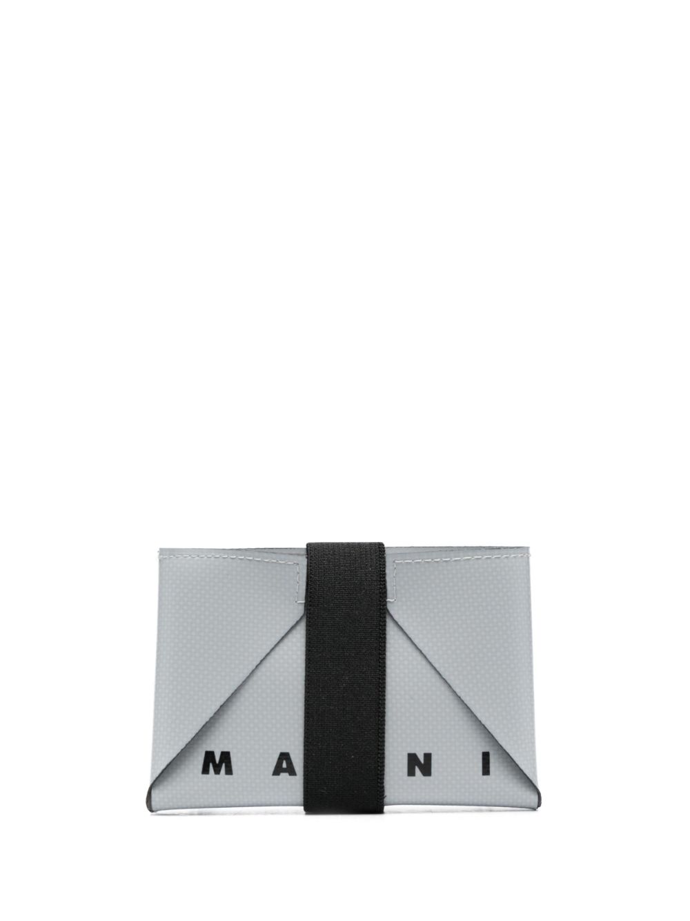 Marni logo-print tri-fold wallet - White von Marni