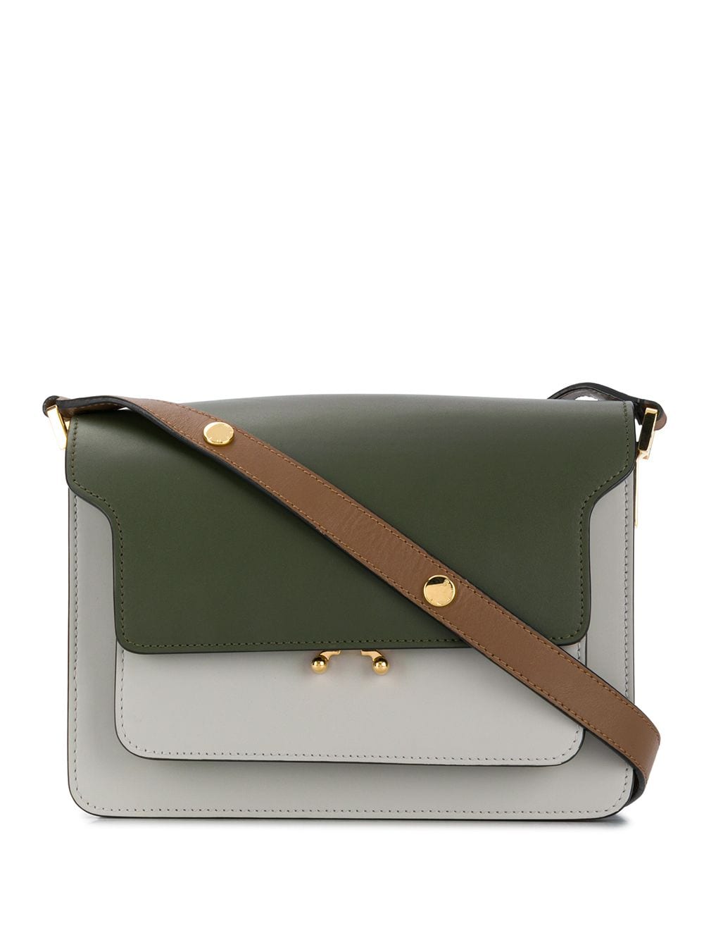 Marni medium Trunk shoulder bag - Grey von Marni