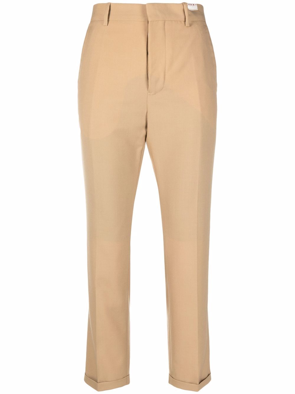 Marni mid-rise straight-leg trousers - Neutrals von Marni