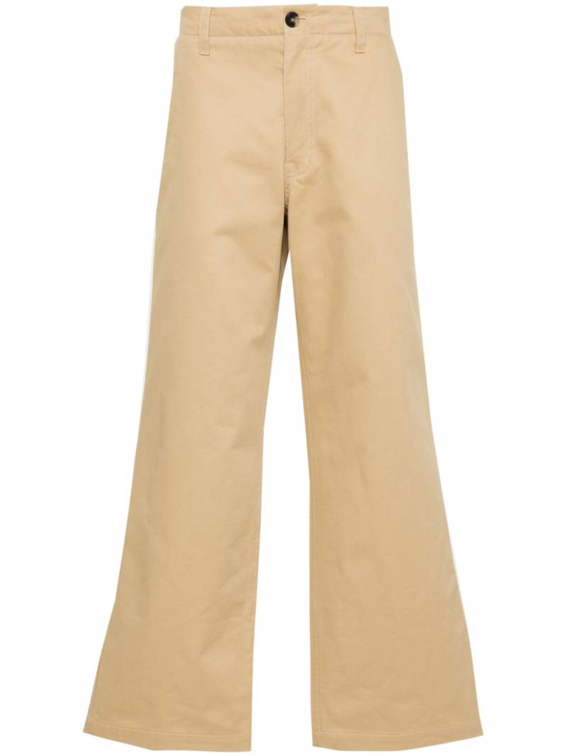 Marni mid-rise wide-leg trousers - Neutrals von Marni