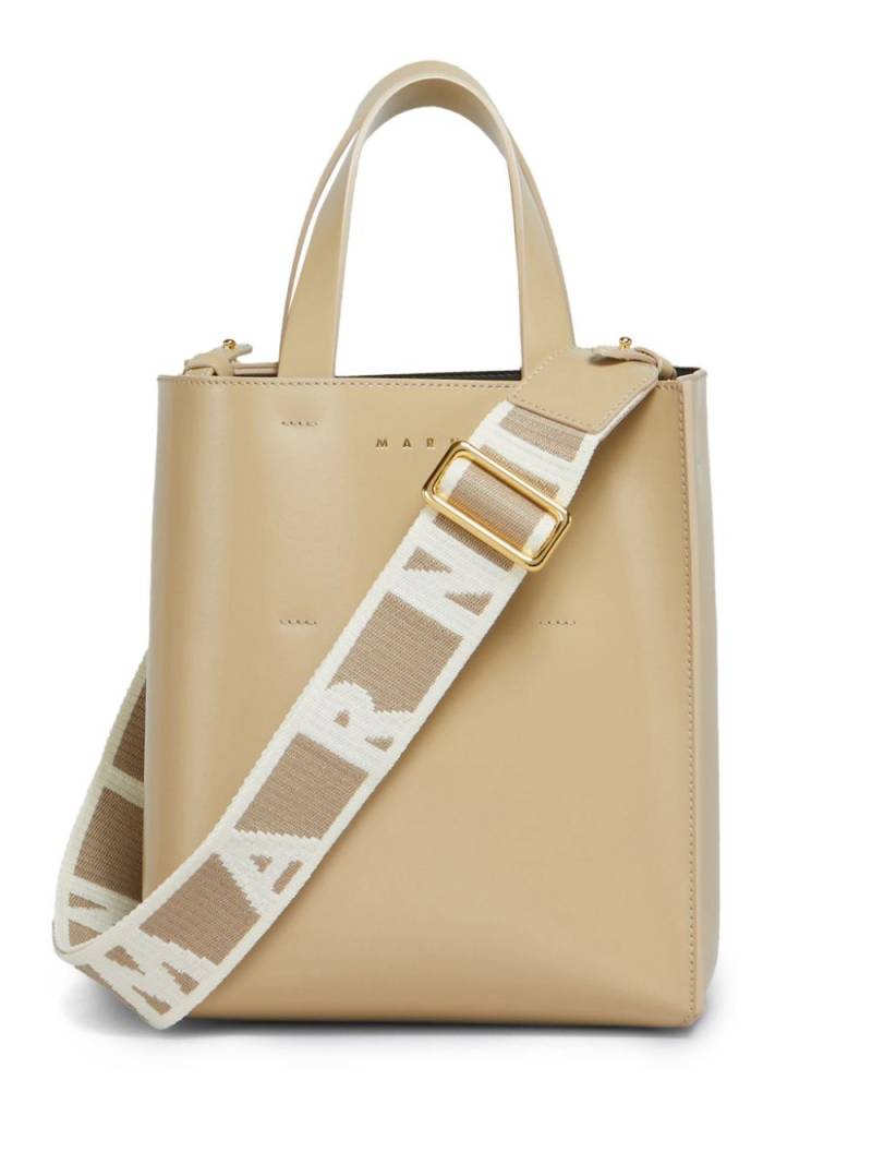 Marni mini Museo tote bag - Neutrals von Marni