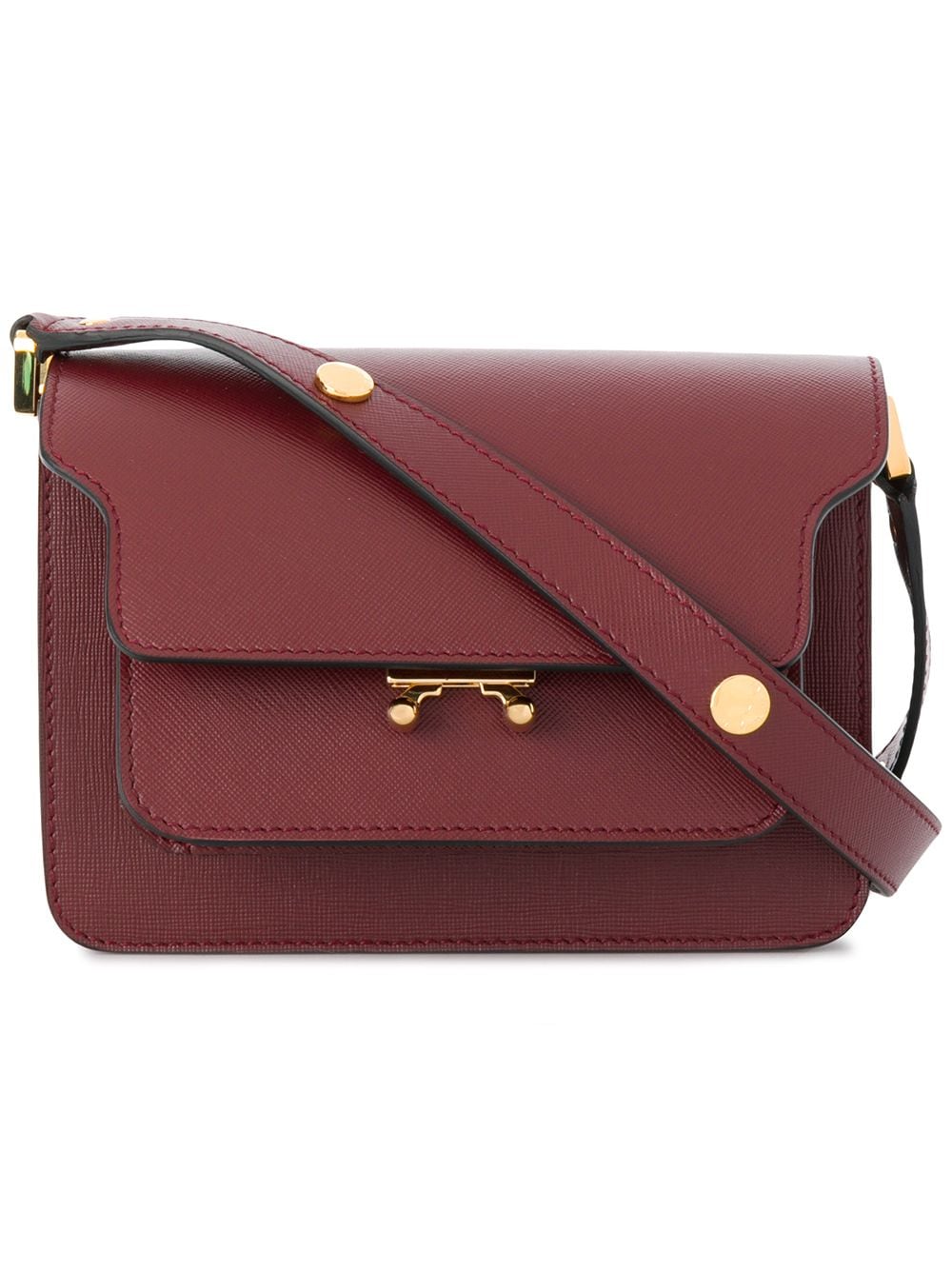 Marni mini Trunk shoulder bag - Red von Marni