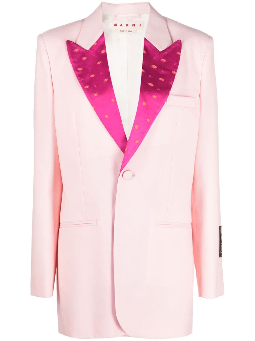 Marni single-breasted blazer - Pink von Marni