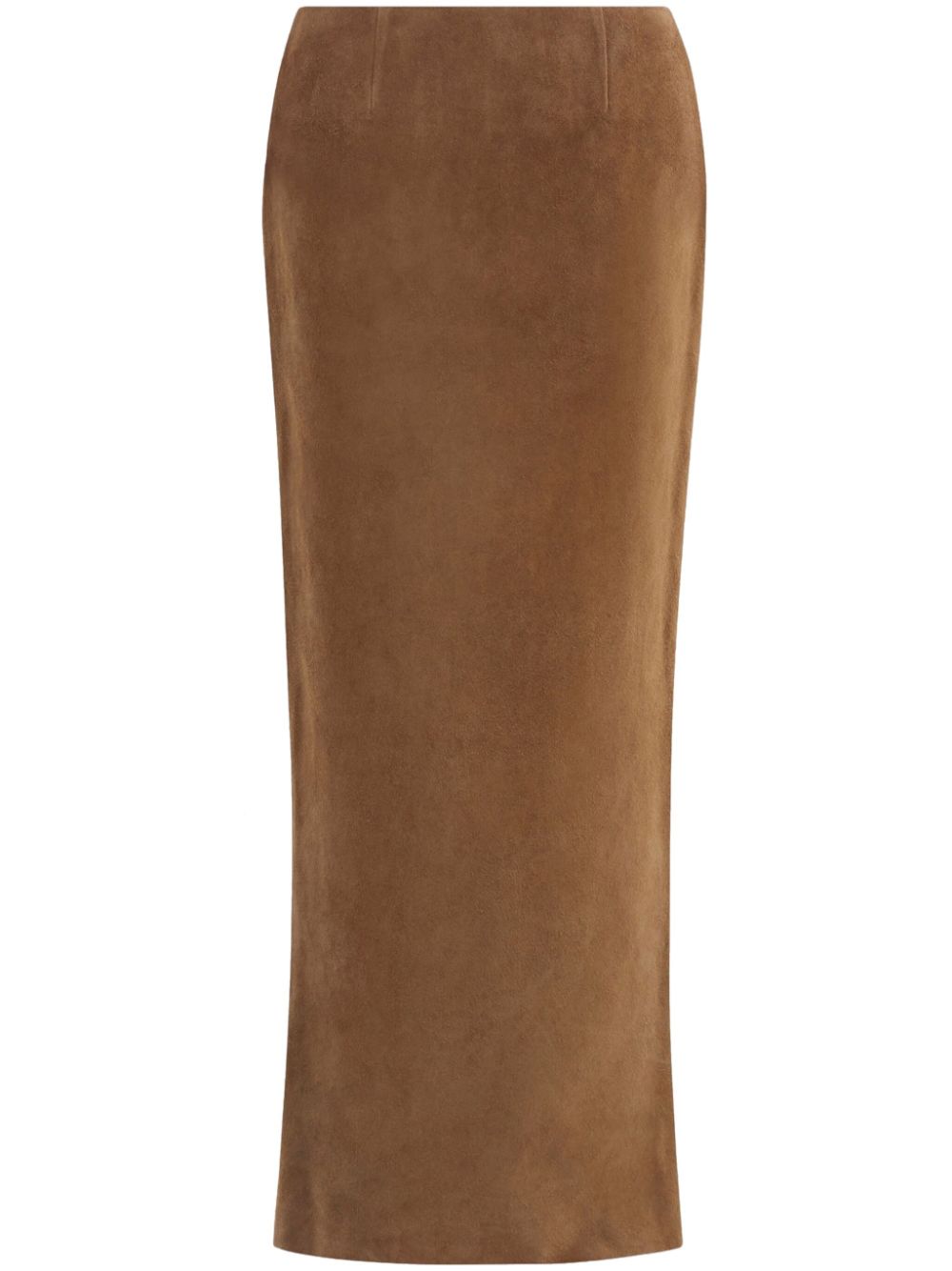 Marni pencil suede maxi skirt - Brown von Marni