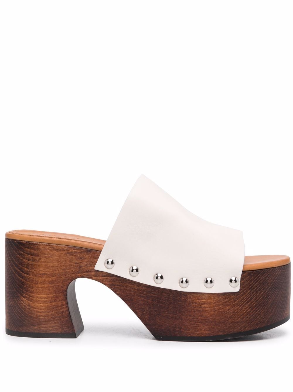 Marni platform clog sandals - White von Marni