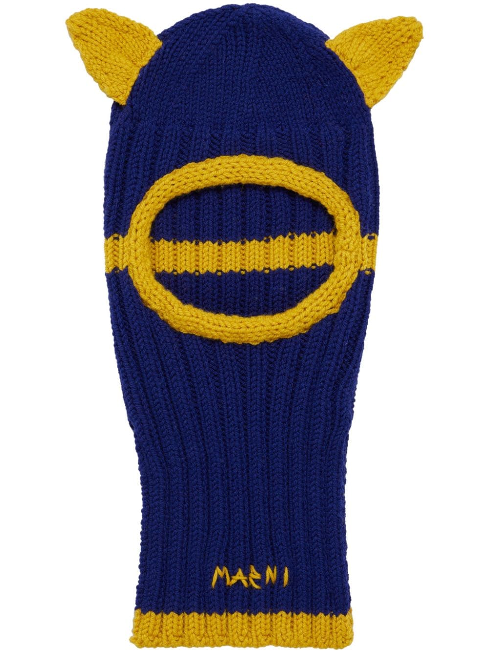 Marni pop-up animal-ears balaclava - Blue von Marni