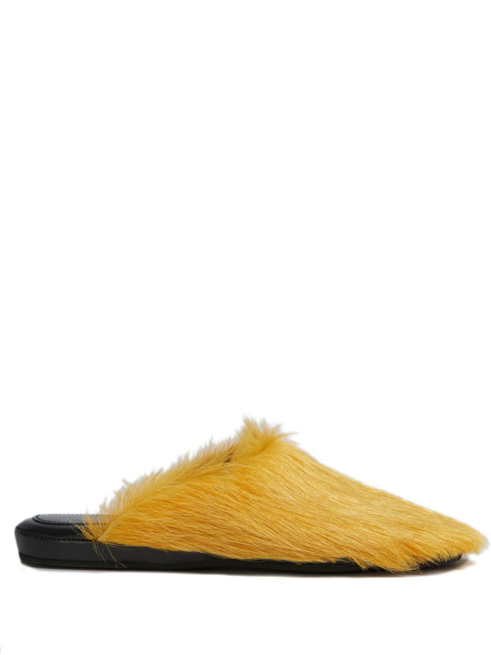 Marni round-toe slip-on slippers - Yellow von Marni