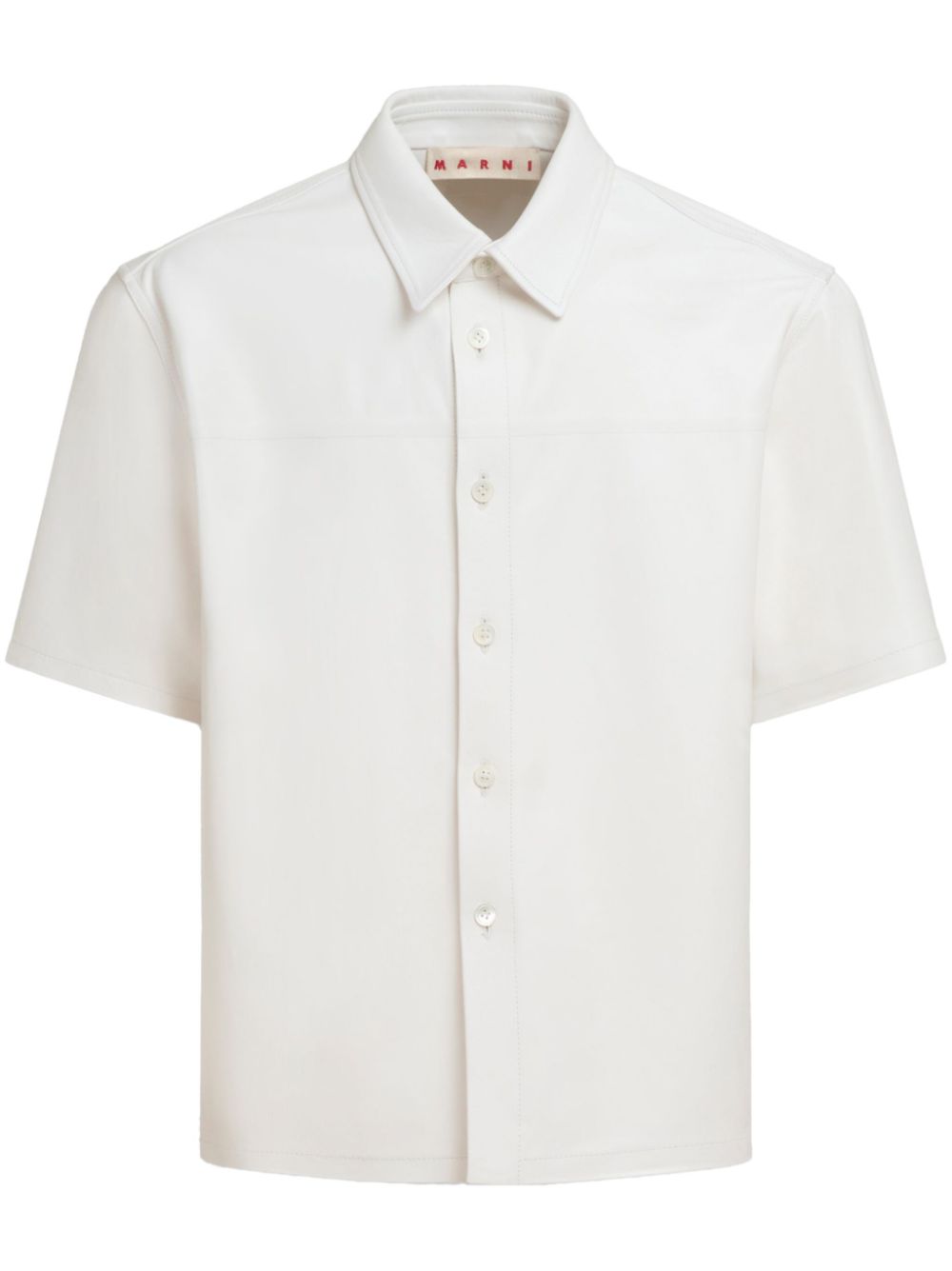 Marni short sleeve buttoned shirt - White von Marni