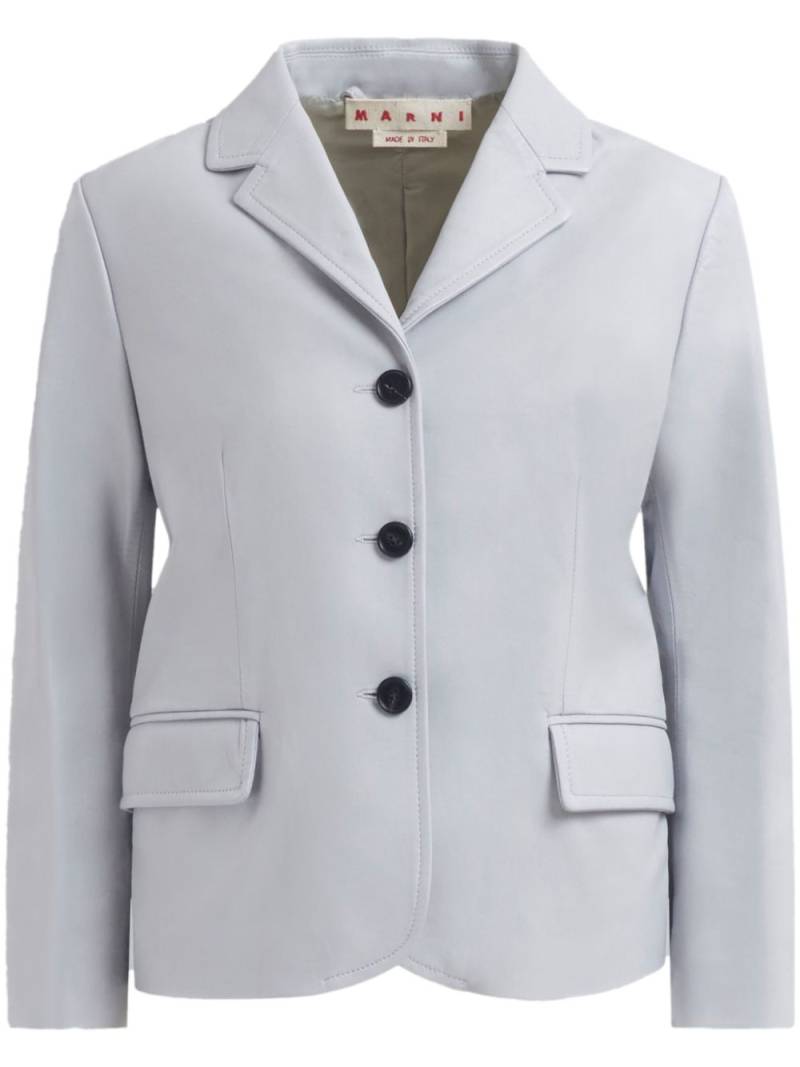 Marni single-breasted blazer - Grey von Marni