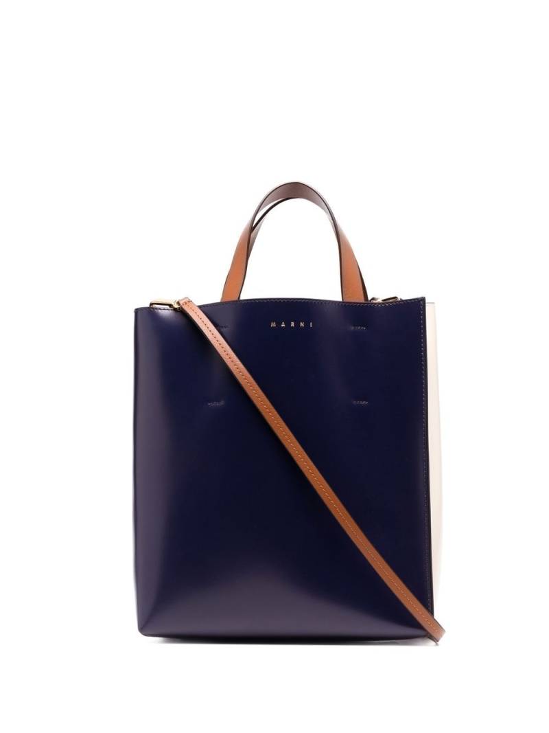 Marni small Museo tote bag - Blue von Marni