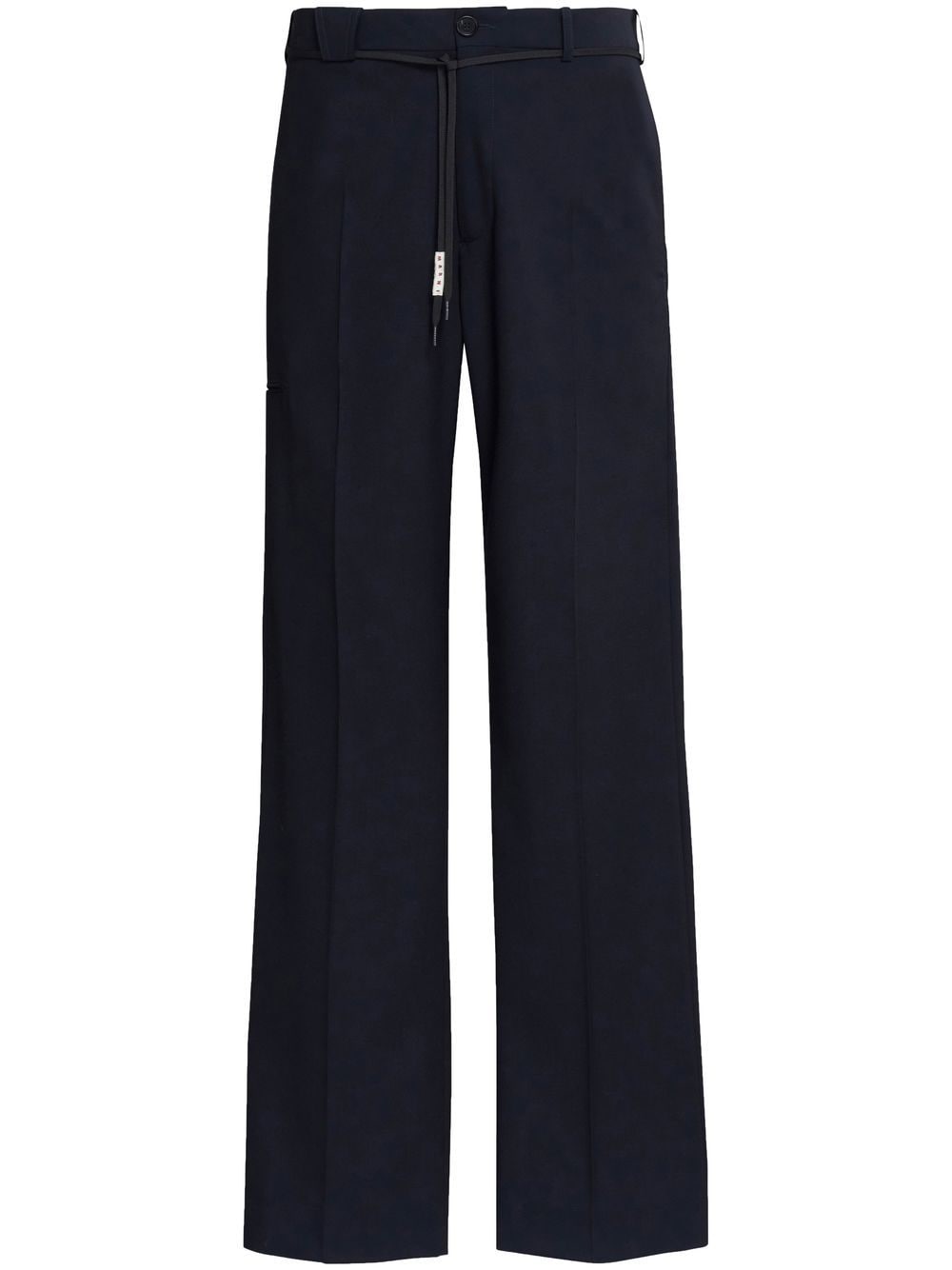 Marni straight-leg wool trousers - Blue von Marni