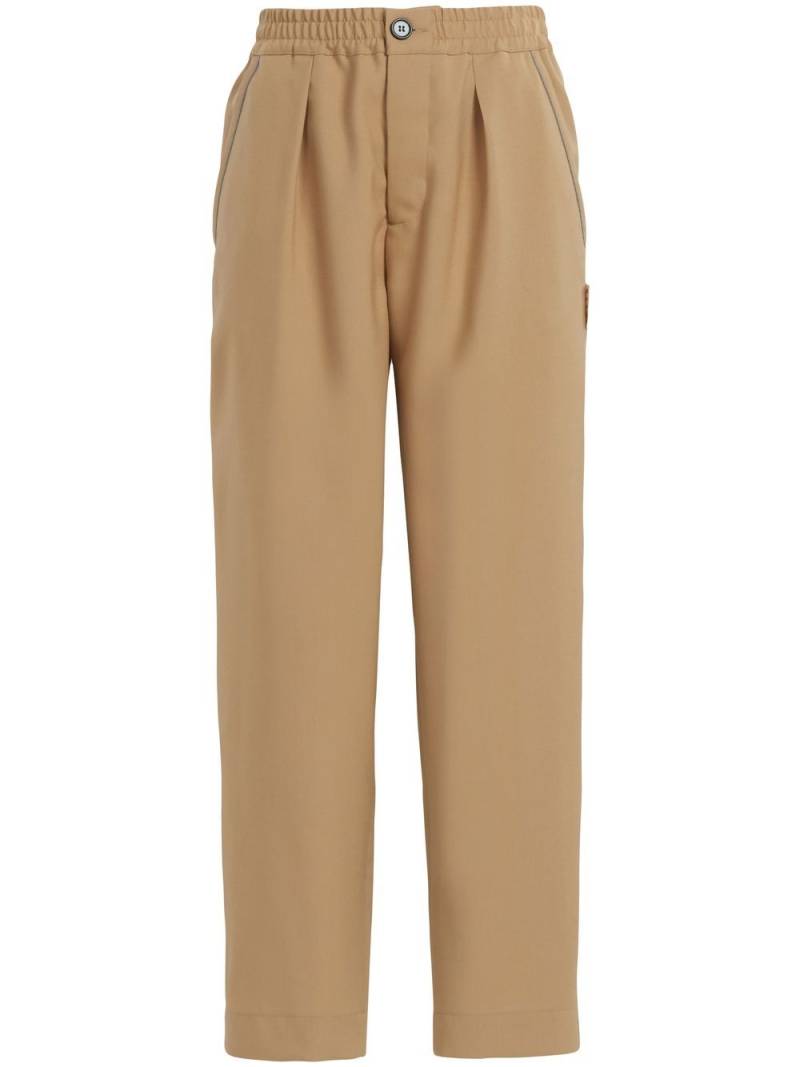 Marni straight-leg wool trousers - Neutrals von Marni