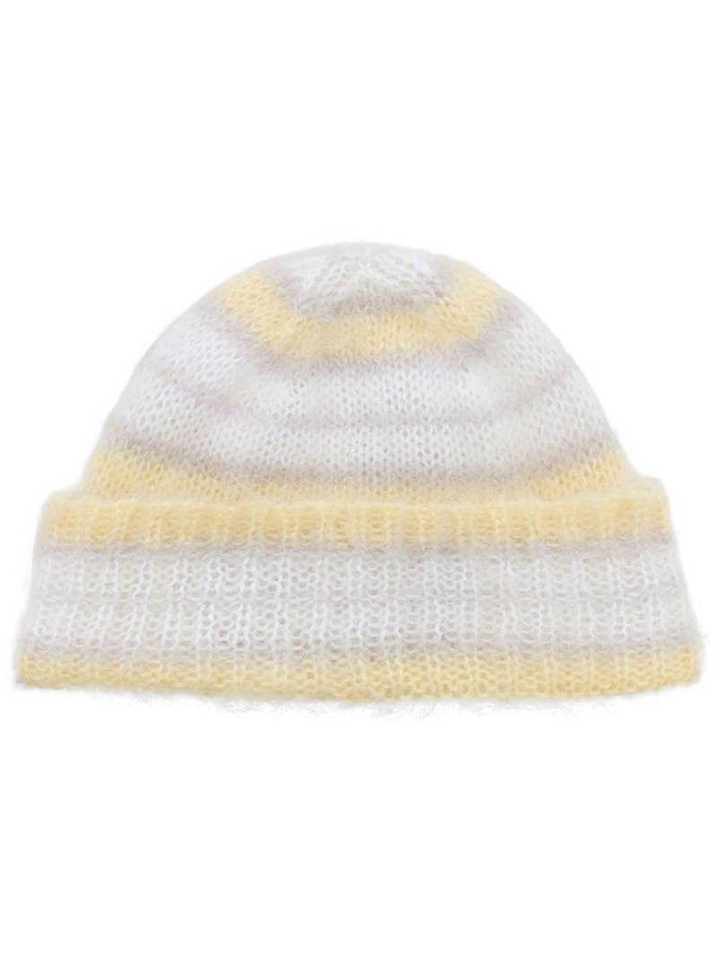 Marni striped beanie - Yellow von Marni