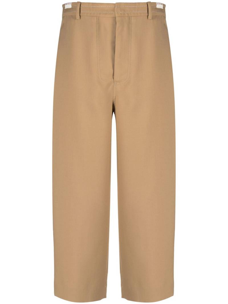 Marni tapered-leg trousers - Neutrals von Marni