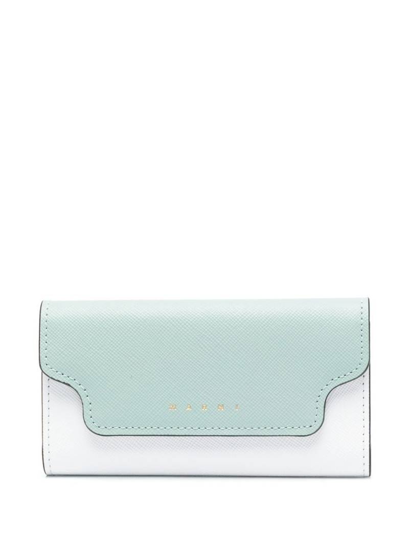 Marni two-tone leather keyholder - White von Marni