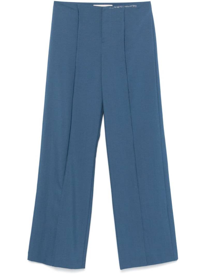 Marni virgin wool trousers - Blue von Marni