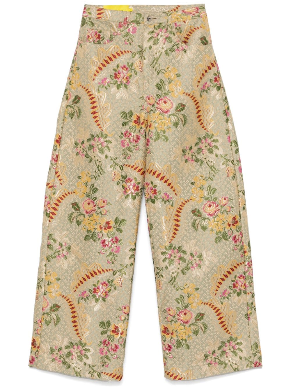 Marques'Almeida Brocade Boyfriend trousers - Neutrals von Marques'Almeida