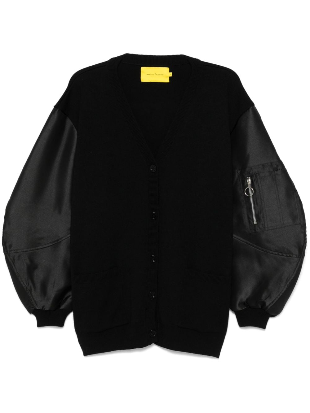 Marques'Almeida contrast-sleeves cardigan - Black von Marques'Almeida