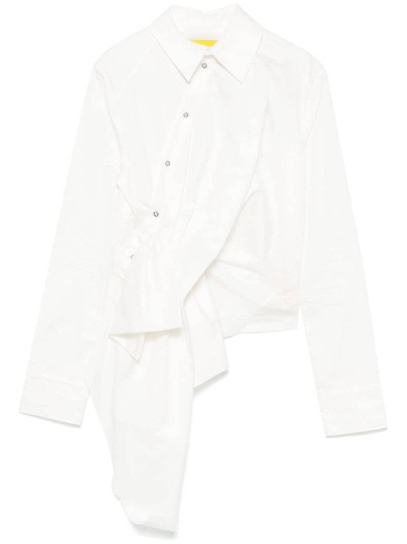 Marques'Almeida draped shirt - White von Marques'Almeida