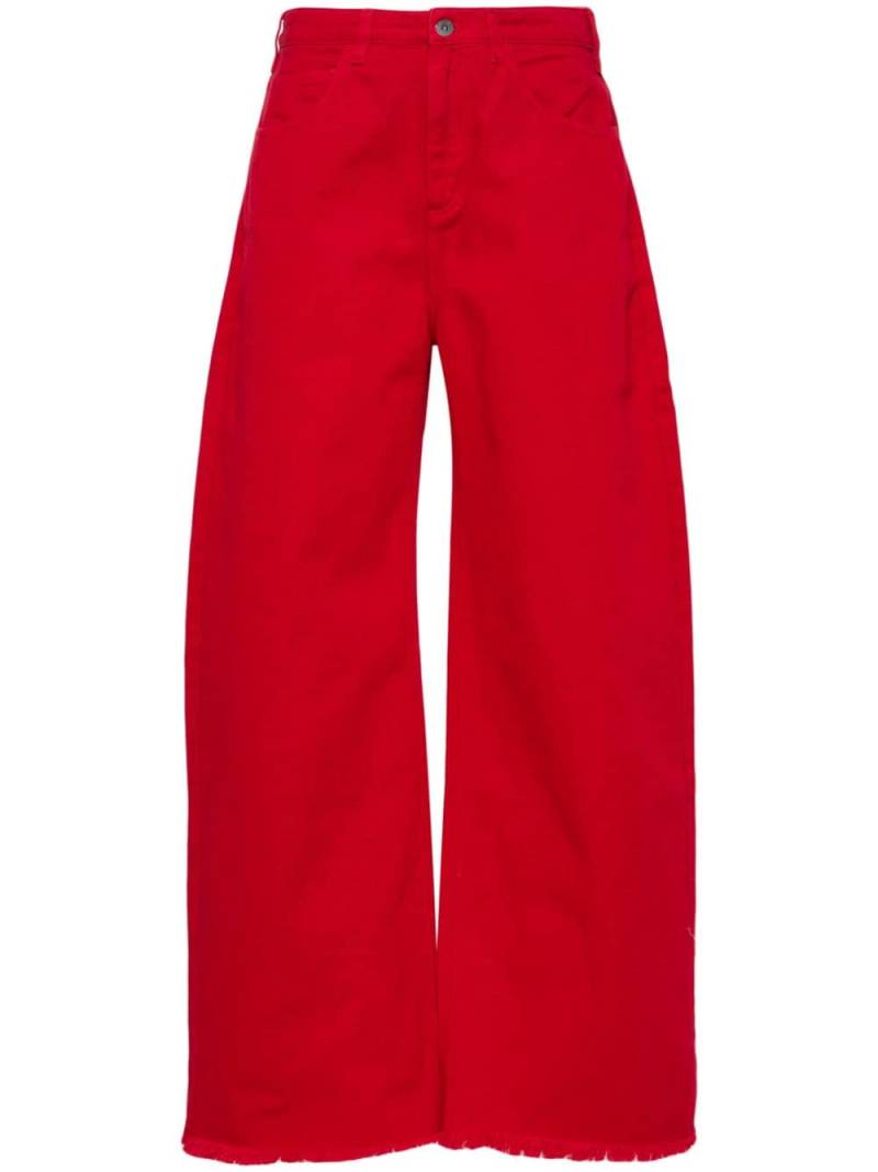 Marques'Almeida high-rise boyfriend jeans - Red von Marques'Almeida