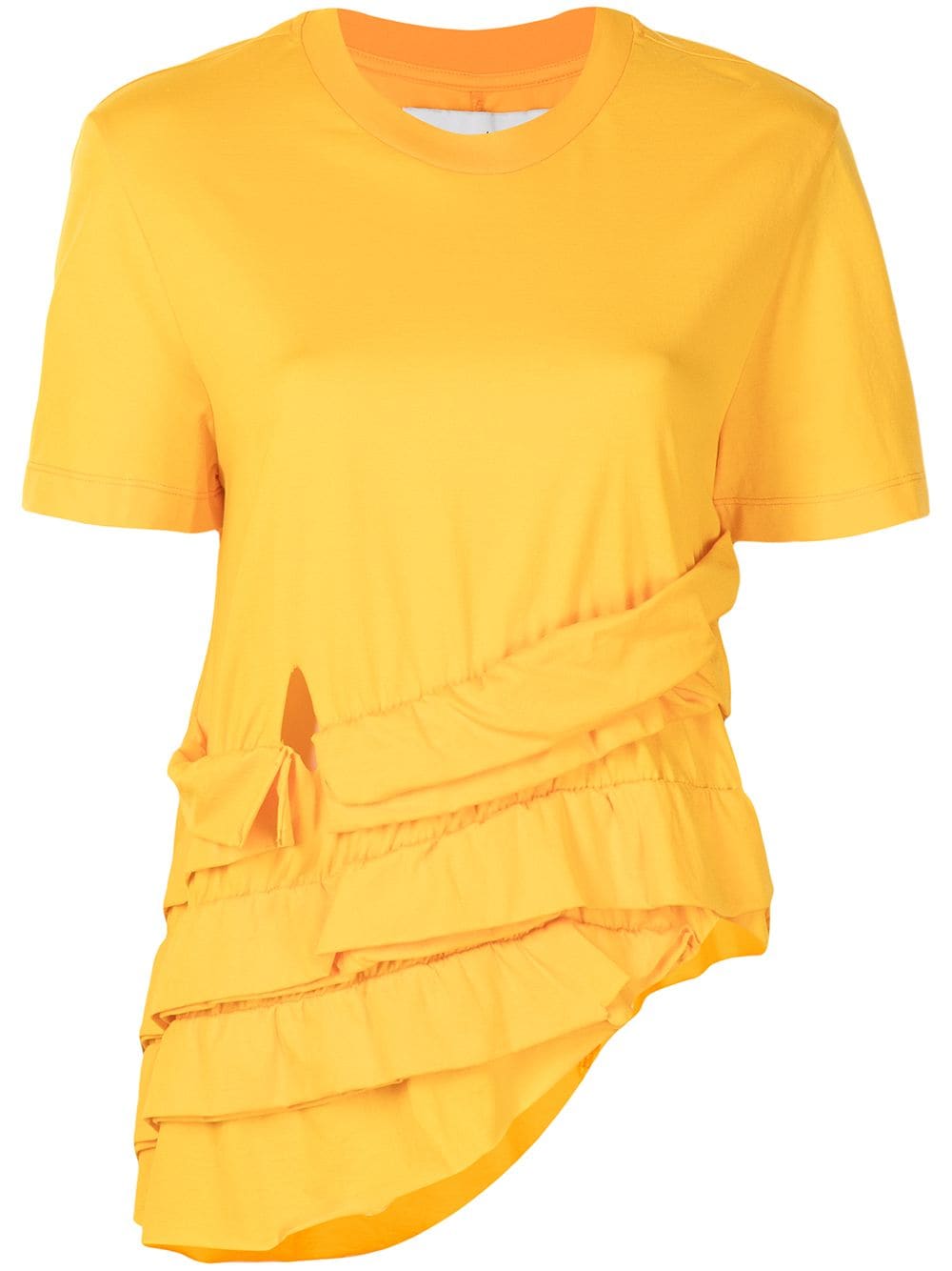 Marques'Almeida layered cotton T-shirt - Yellow von Marques'Almeida