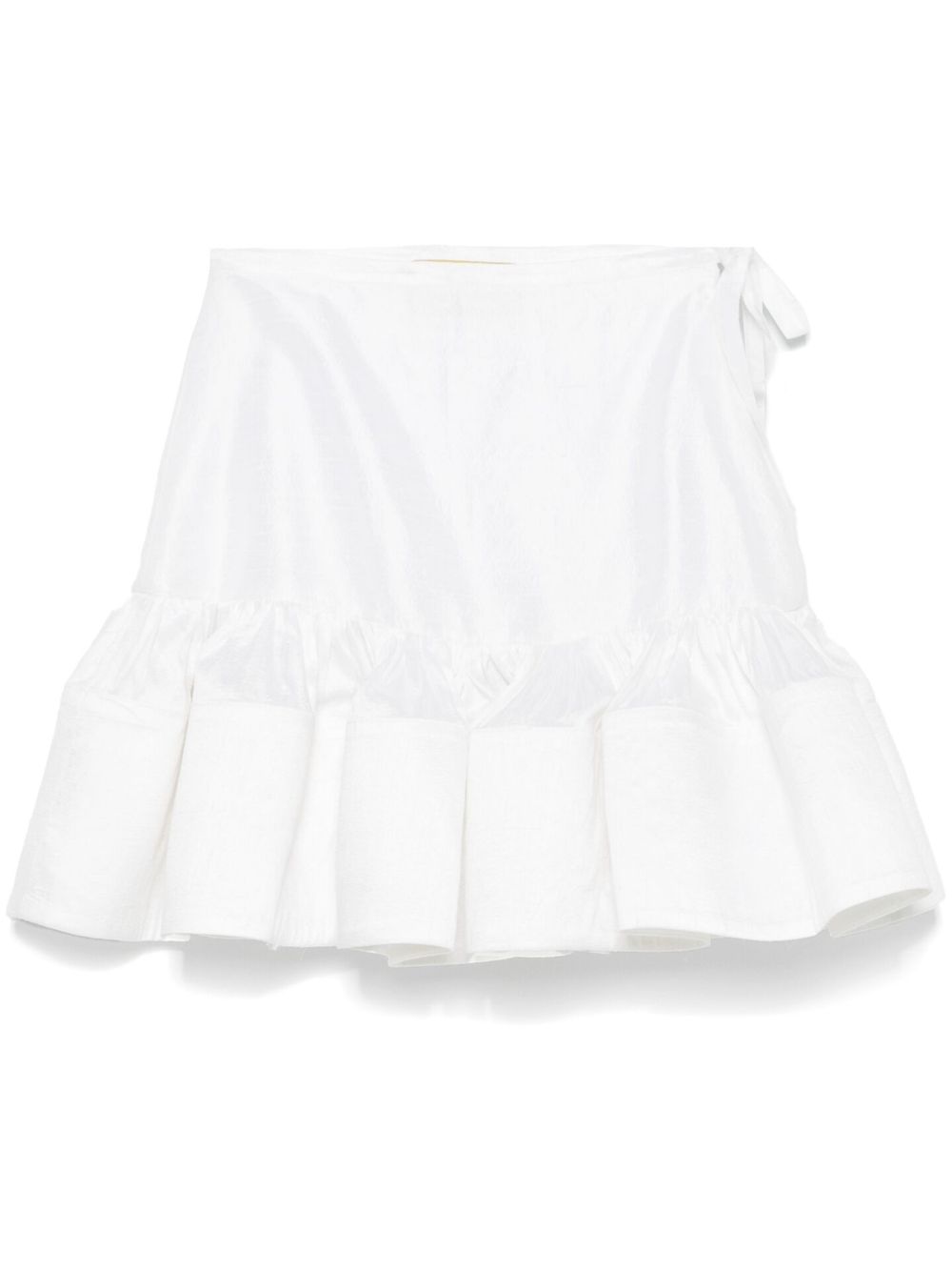 Marques'Almeida silk mini skirt - White von Marques'Almeida