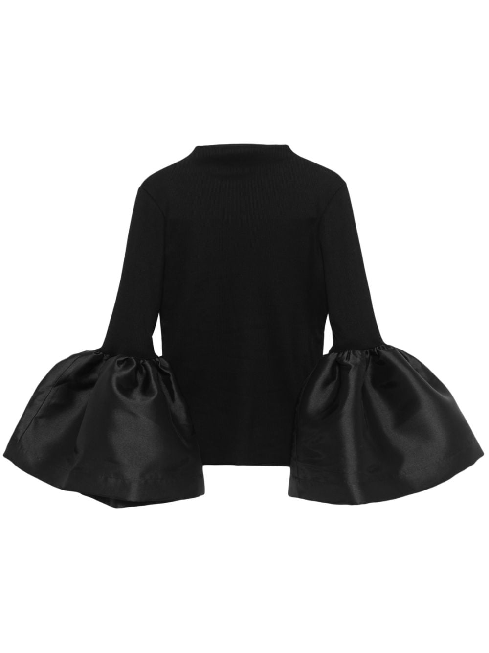 Marques'Almeida turtleneck puff sleeve top - Black von Marques'Almeida