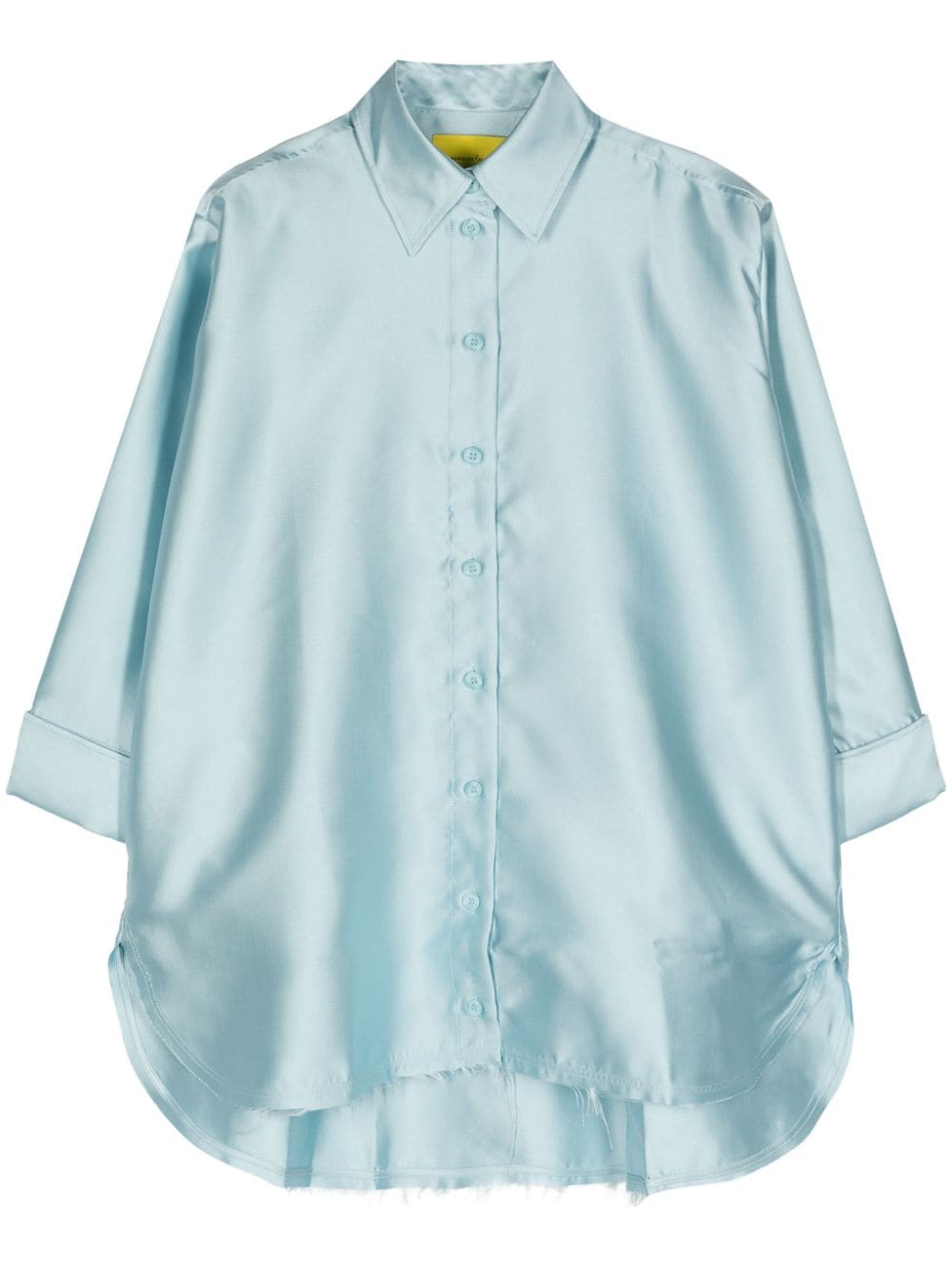 Marques'Almeida twill oversized shirt - Blue von Marques'Almeida