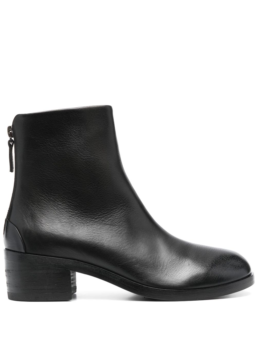 Marsèll 50mm round-toe leather boots - Black von Marsèll