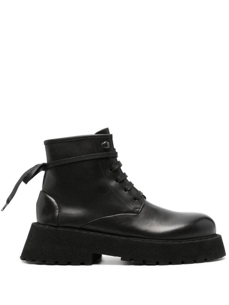 Marsèll 60mm leather lace-up boots - Black von Marsèll