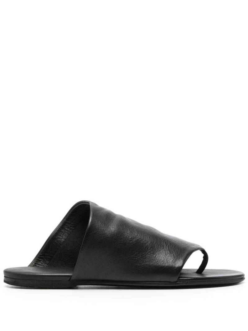 Marsèll Arsella leather flip-flops - Black von Marsèll