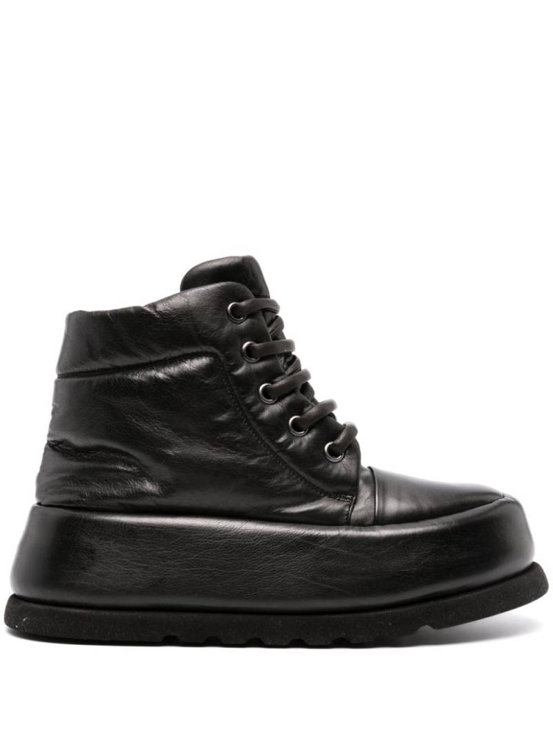 Marsèll Bombo 65mm leather lace-up shoes - Black von Marsèll