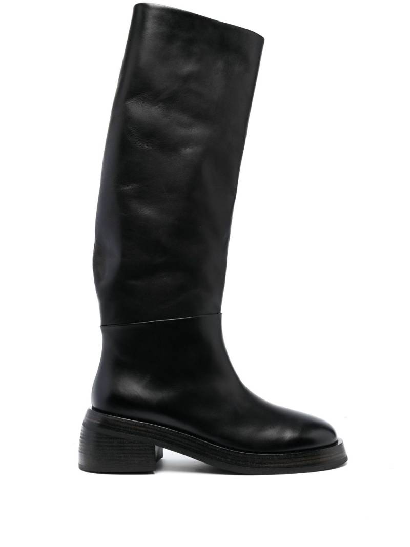 Marsèll Chamois 75mm leather boots - Black von Marsèll