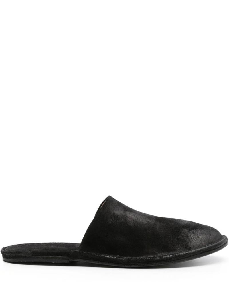 Marsèll Filo suede slippers - Black von Marsèll