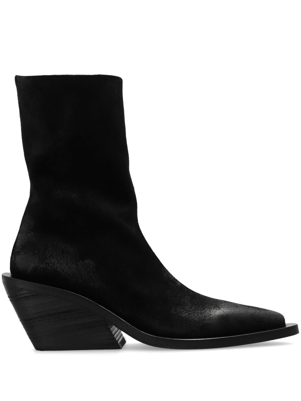 Marsèll Gessetto 90mm point-toe leather ankle boots - Black von Marsèll