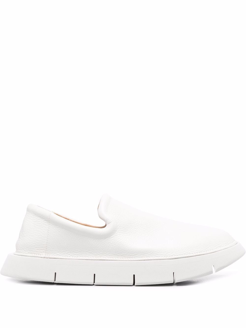 Marsèll Intagliata slip-on leather shoes - White von Marsèll