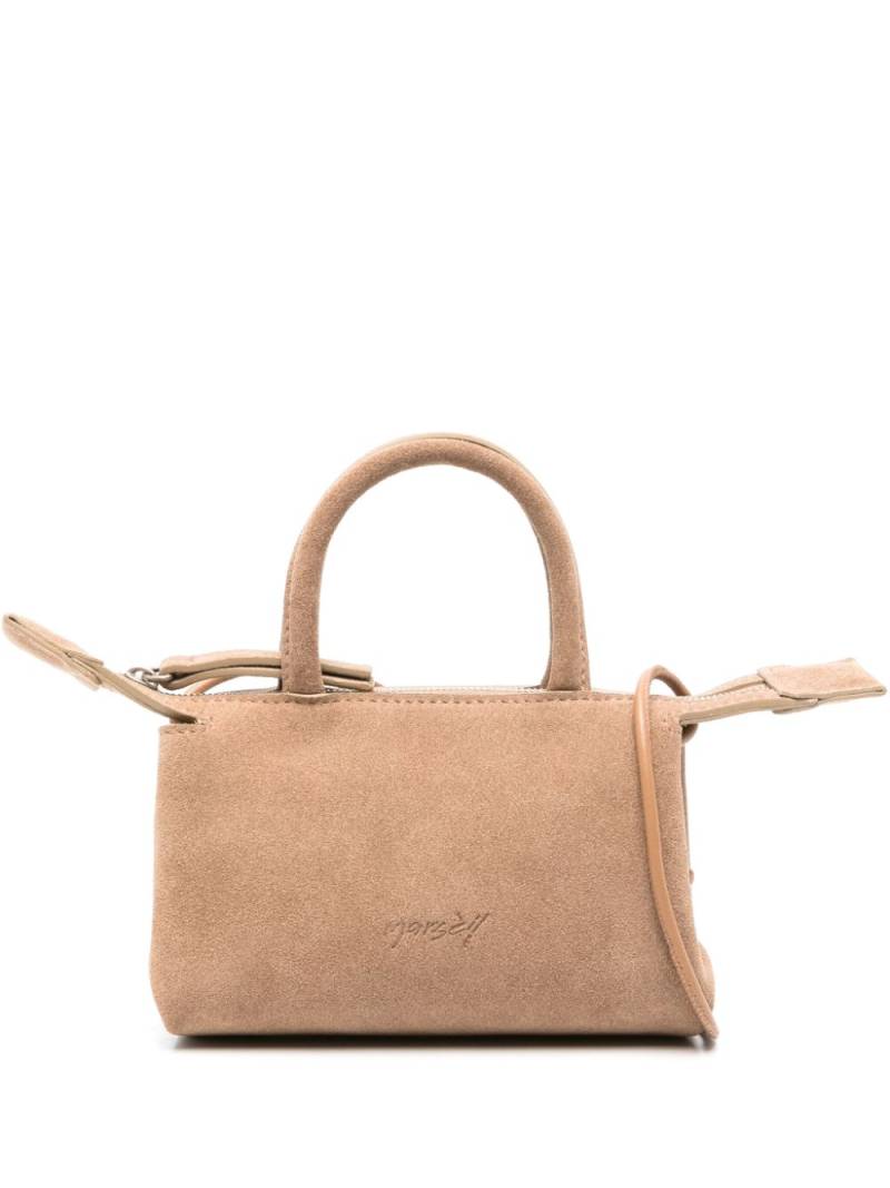 Marsèll Microdritta suede mini bag - Brown von Marsèll