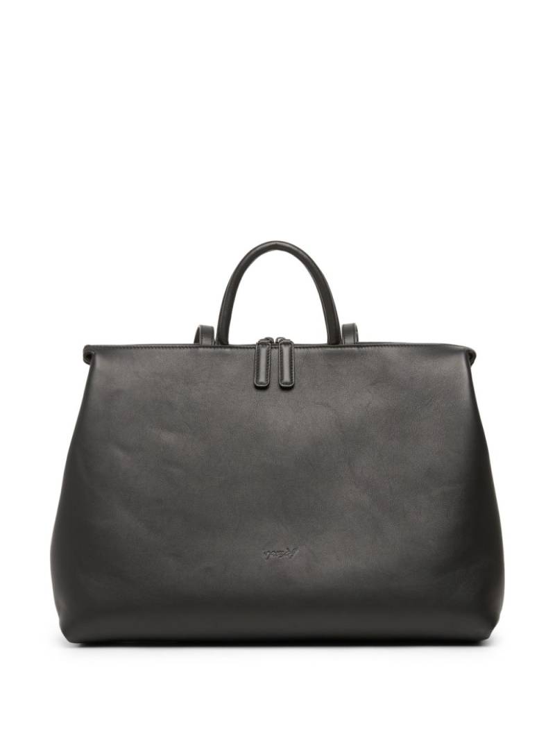 Marsèll Orizzontale leather shooulder bag - Black von Marsèll