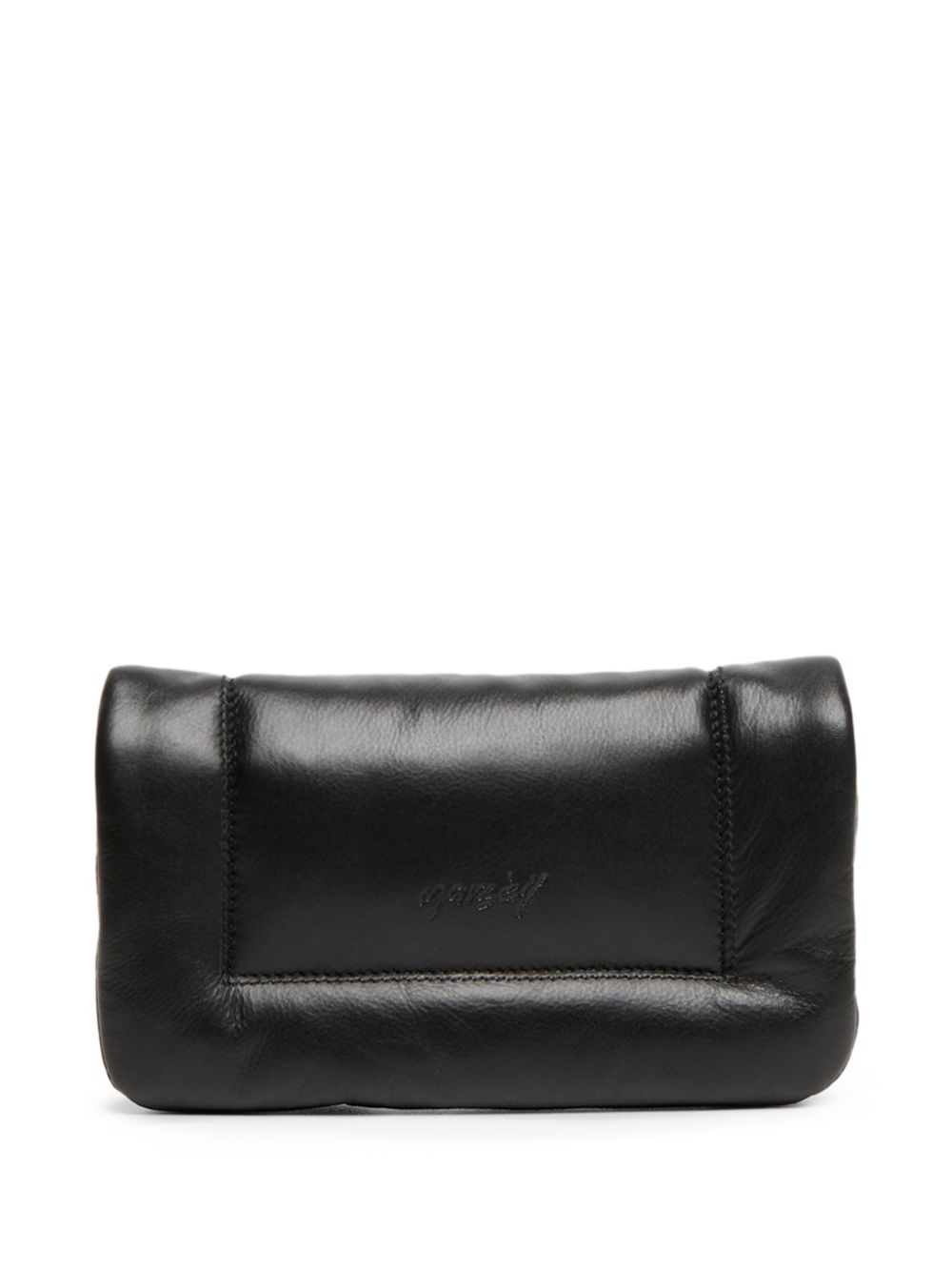 Marsèll Riquadretto padded leather clutch bag - Black von Marsèll