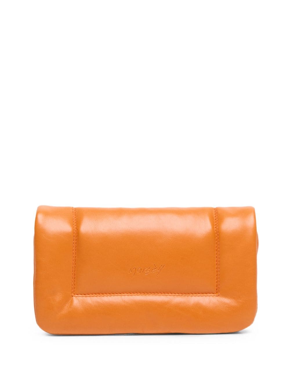 Marsèll Riquadretto padded leather clutch bag - Orange von Marsèll